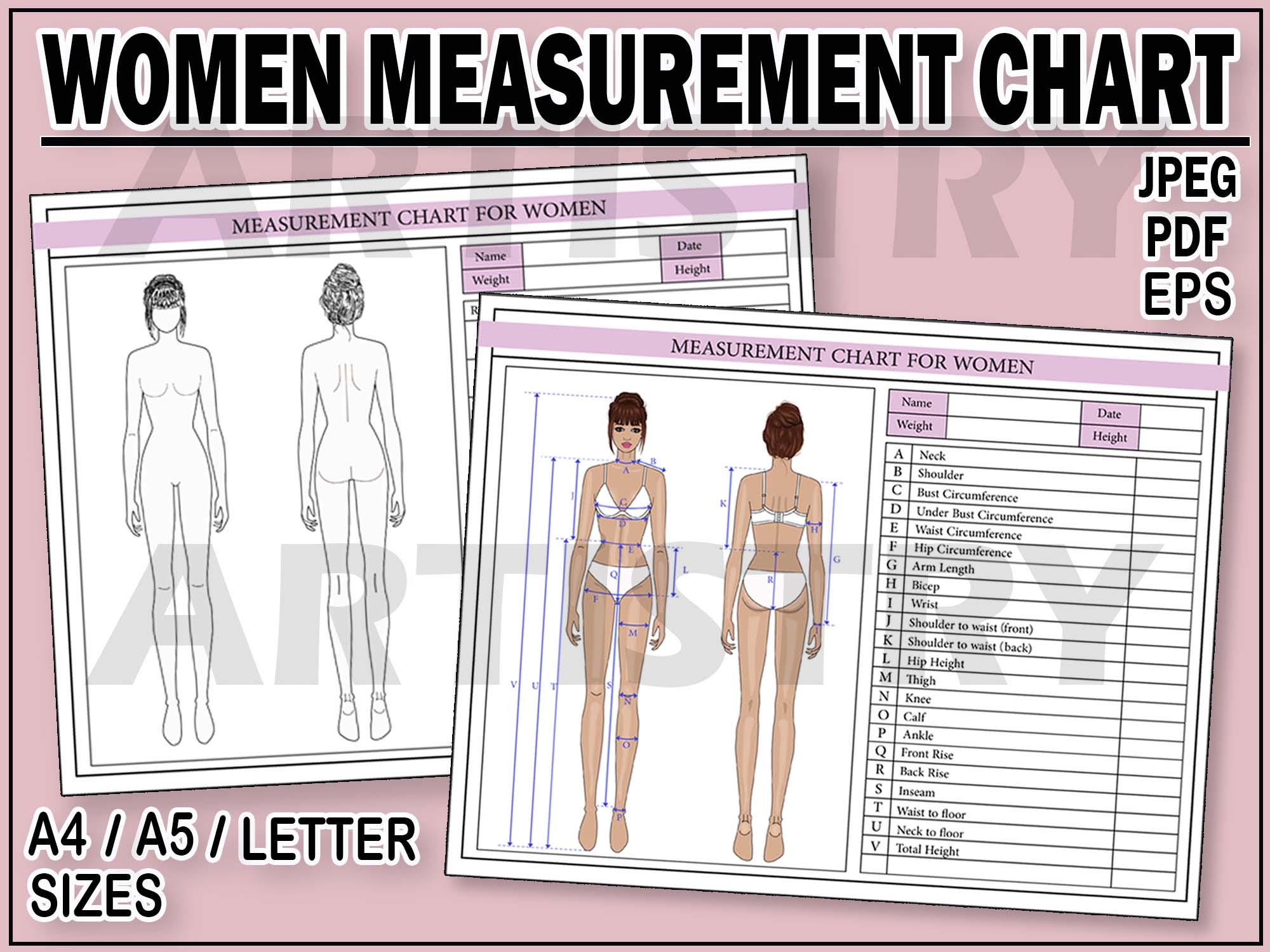 Female Body Measurement Chart