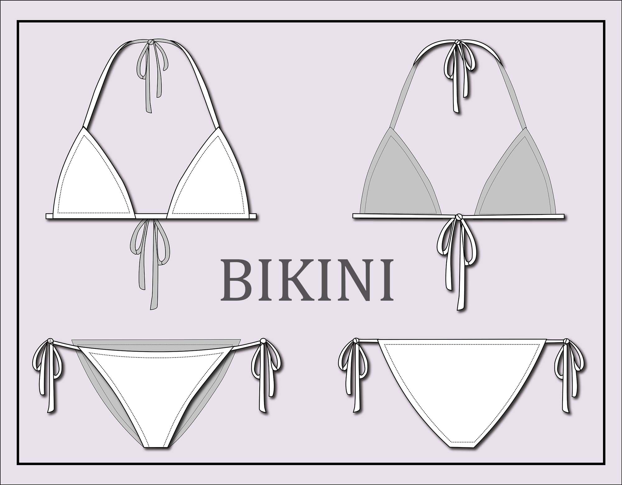 Top more than 137 bikini design sketches super hot