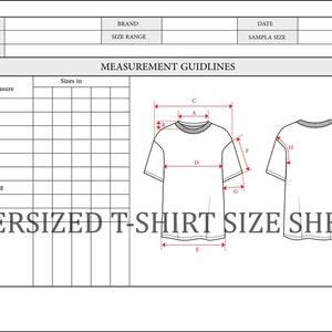 Può includere: Un diagramma in bianco e nero che mostra le misure di una maglietta oversize. Il diagramme include etichette per la larghezza del collo, la caduta del collo, la spalla, il petto, l'orlo, la lunghezza della manica, l'apertura della manica e il giromanica. Le misure sono in pollici.