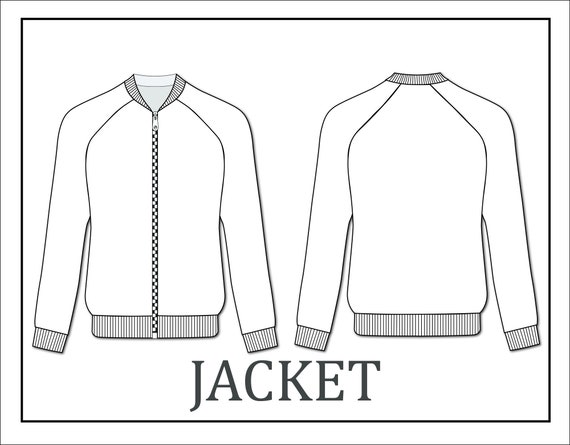 track jacket vector