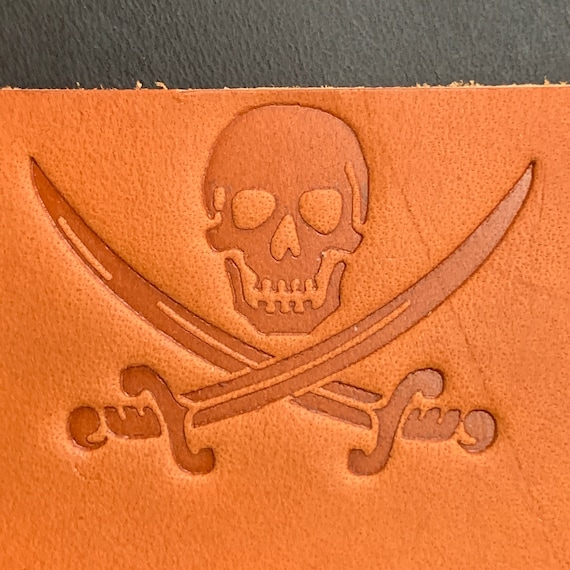 Clicker Stamp Delrin 2/" x 1.5/" Jeep Leather Embossing Stamp