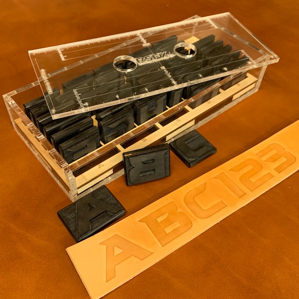 Leather Stamping Letters Etsy