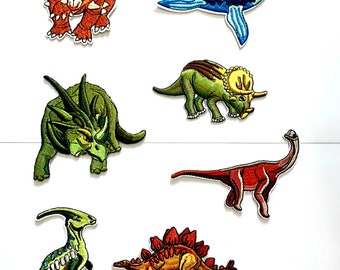 Generic Dinosaur Embroidered Iron on Patch