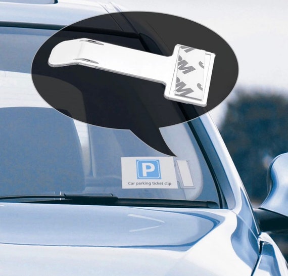 Car Van's Windscreen Windshield Parking Ticket Clip Holder 