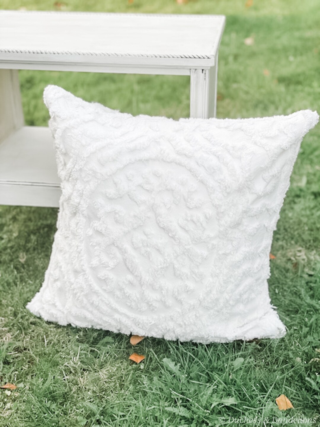 Vintage Chenille Pillow Cover Etsy