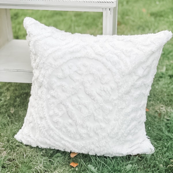 Chenille Pillow Etsy