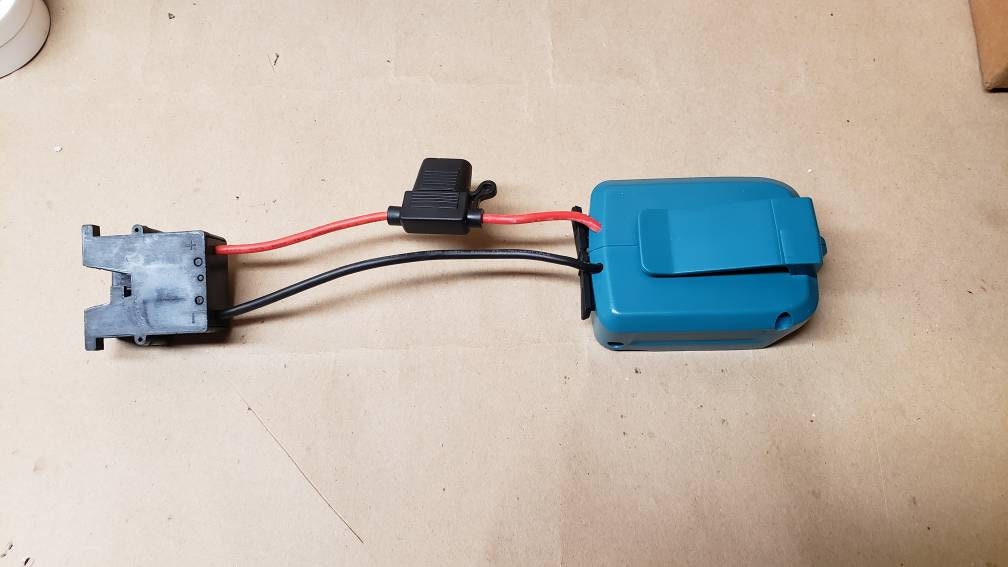 Power wheels quick disconnect for a 18v lithium ryobi battery deals