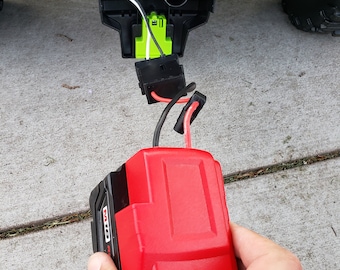 Power Wheels Quick Disconnect  for a 18v Lithium Milwaukee Battery