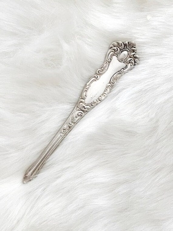Pic à Cheveux en Argent