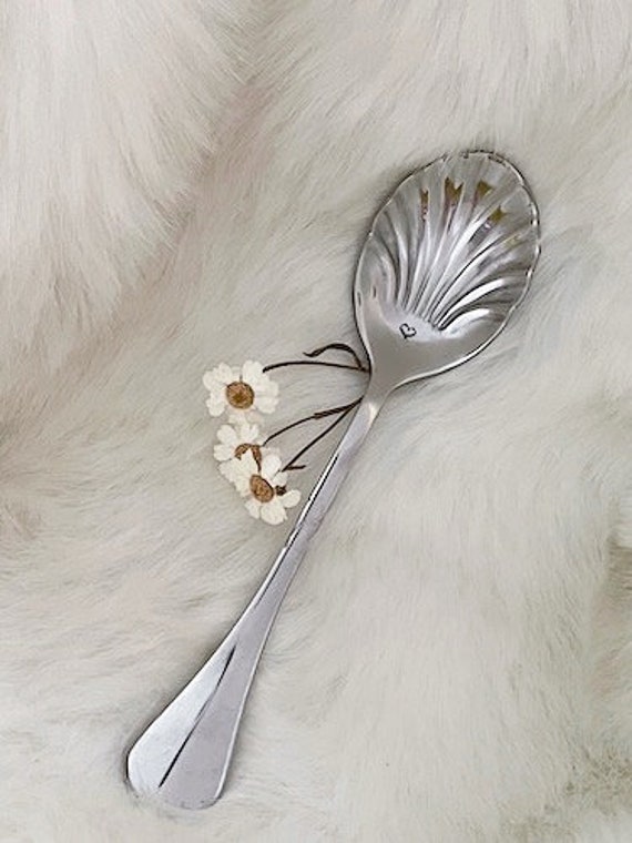 Cuillère Gravée en Argent Deja Gravee Coeur