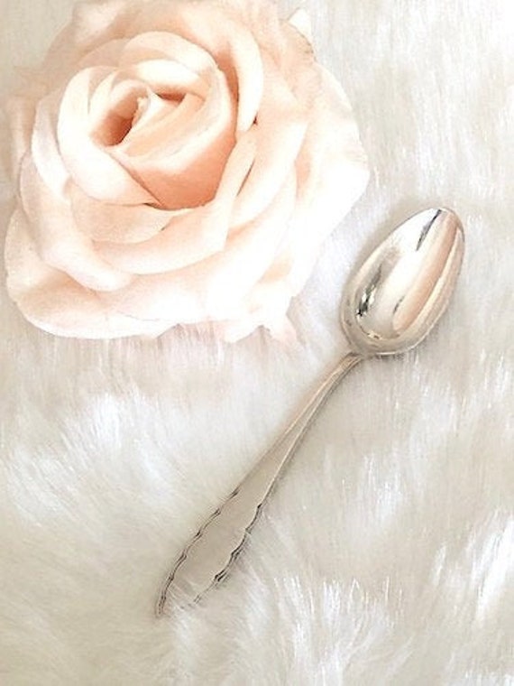 Cuillère Gravée en Argent