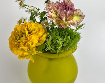 home decor | Glass vase | Decorative vase | Vase | Glass flower vase | Unique | Decoration | spherical | Persian handicraft | Oriental