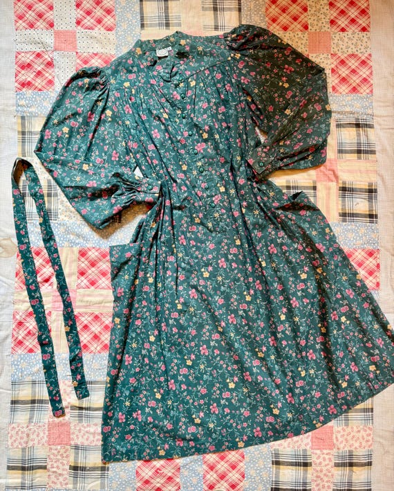 j jill cotton dress PJ SMOCKED COTTON-GAUZE DRESS