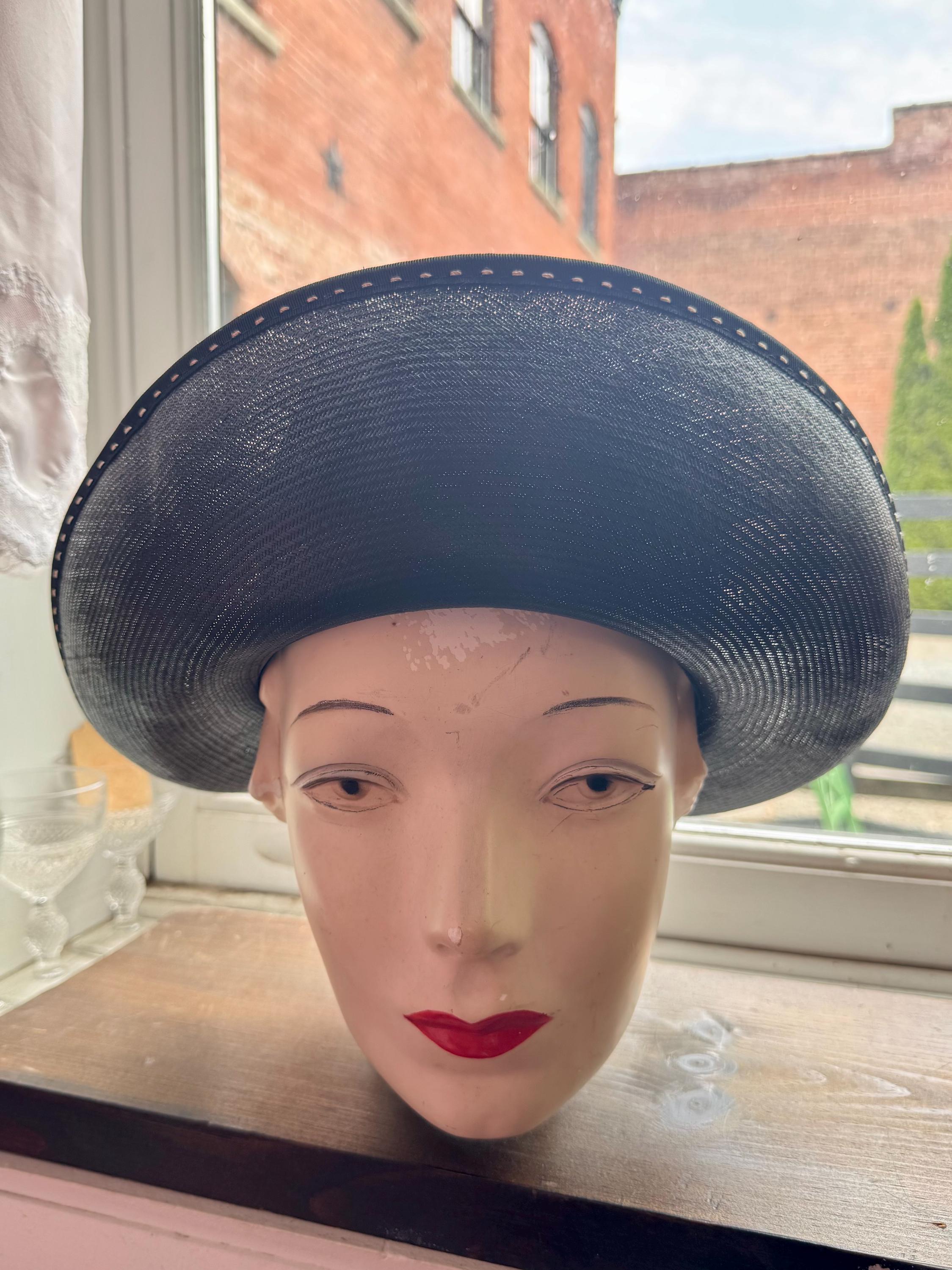 Joseph Horne Vintage Luxurious Gold Velvet Fascinator Hat Joseph Horne Hat - Etsy main image 4