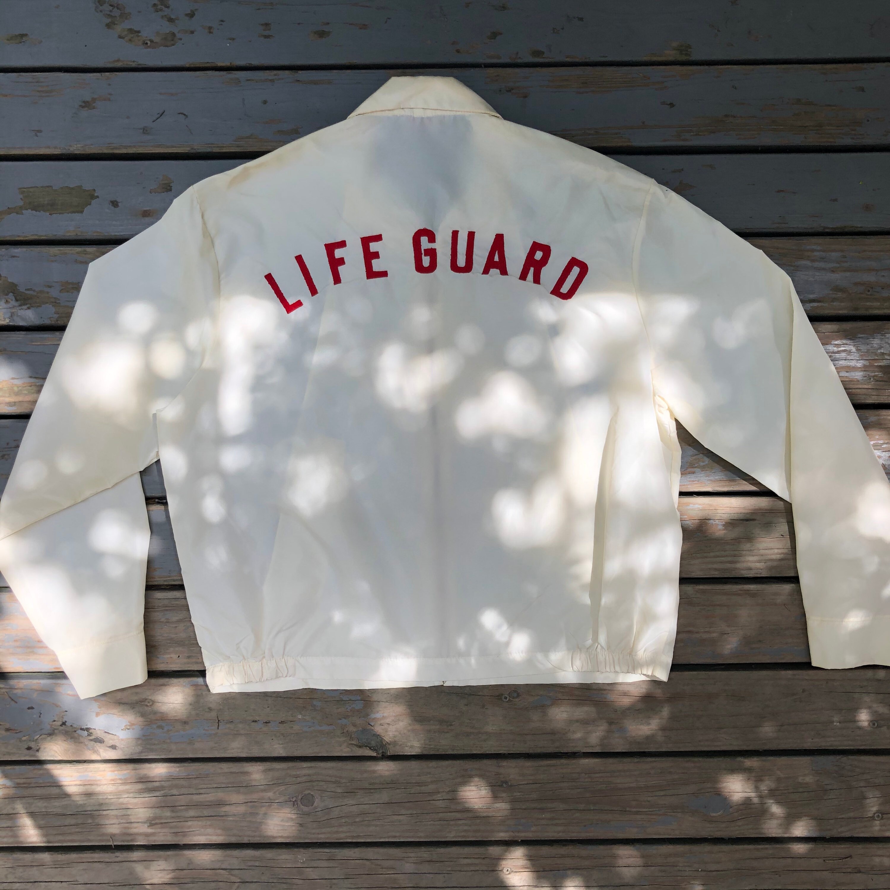 1960s Lifeguard Embroidered Windbreaker Jacket Sir-jac L - Etsy
