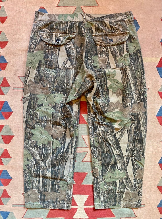 Vintage Rebark Camo Flannel Pants 38x28 - image 5