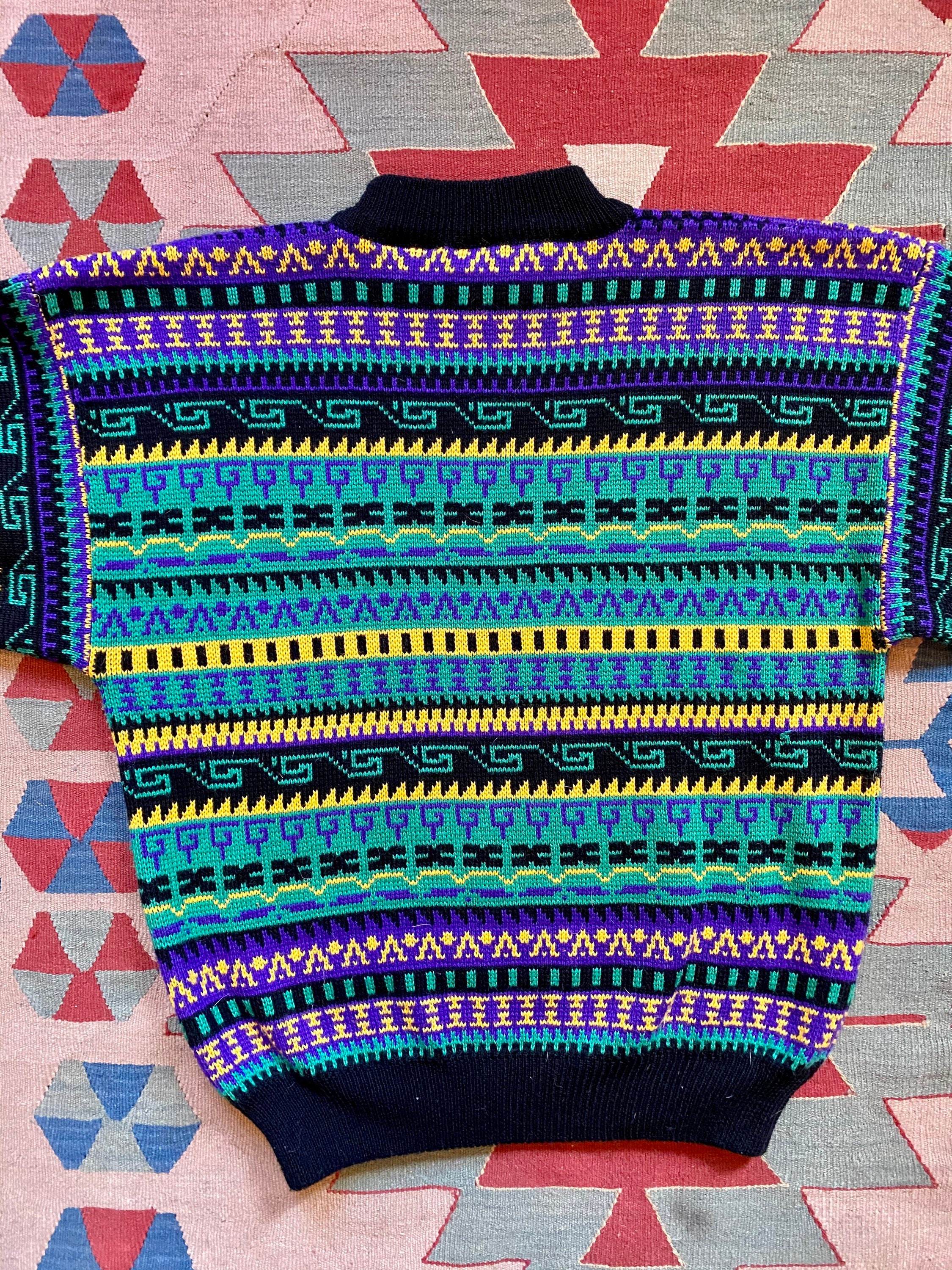 Vintage 90s Boom X Coogi Style 2XL 3D Knit Short Sleeve Polo