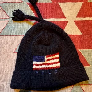 Vintage Polo Ralph Lauren Beanie - Etsy
