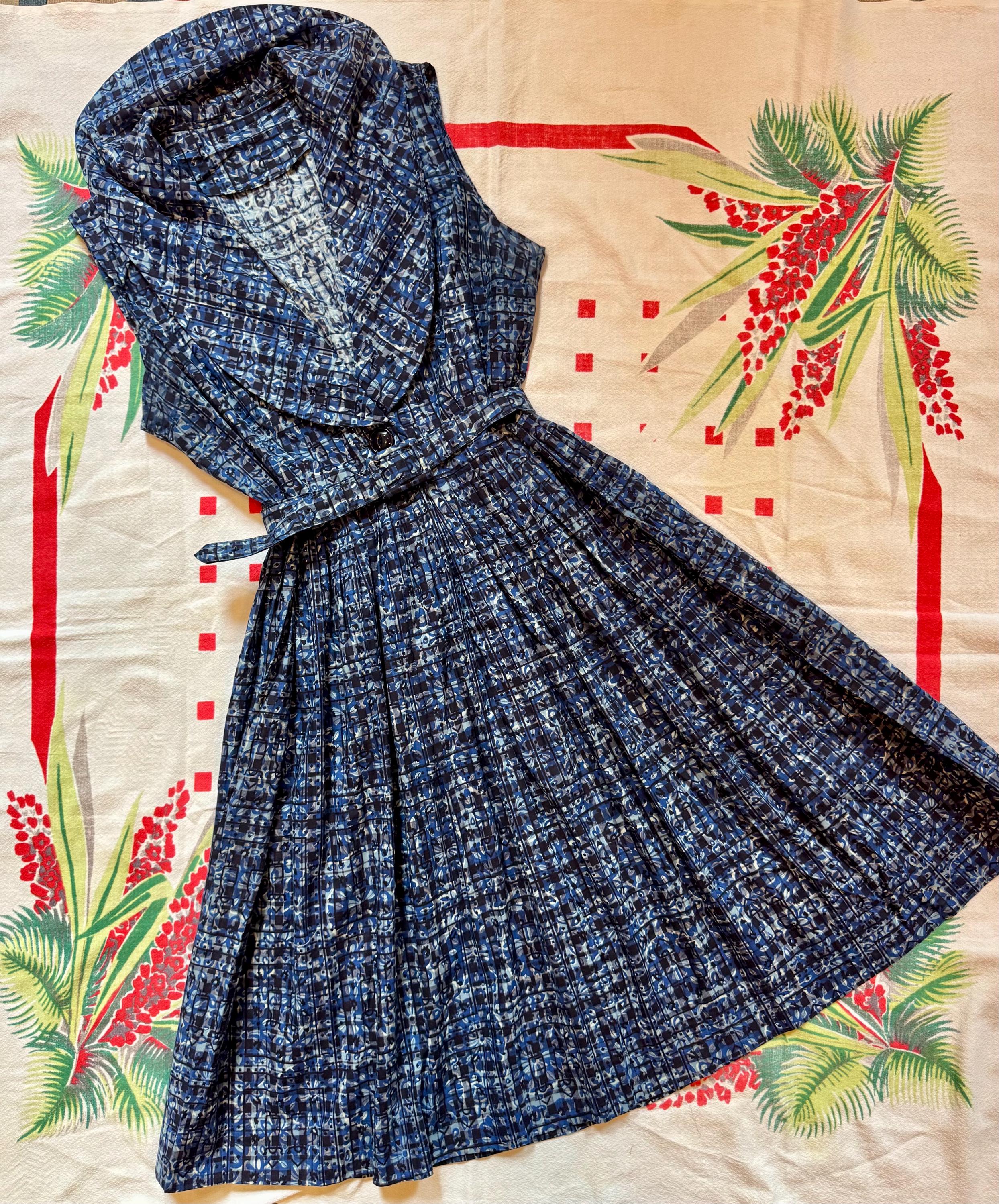 Cotton Sleeveless Housedress - Etsy