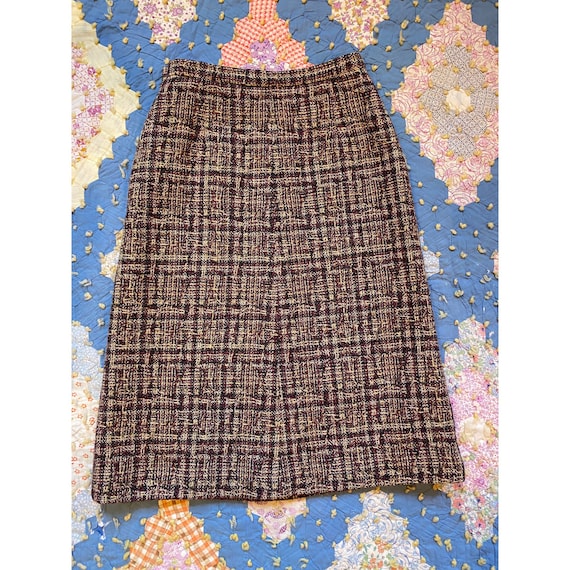 Tweed top vintage skirt