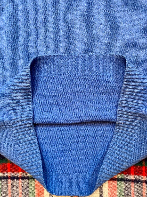 Vintage Quarter Zip 60s Wool Mod Sweater - image 8