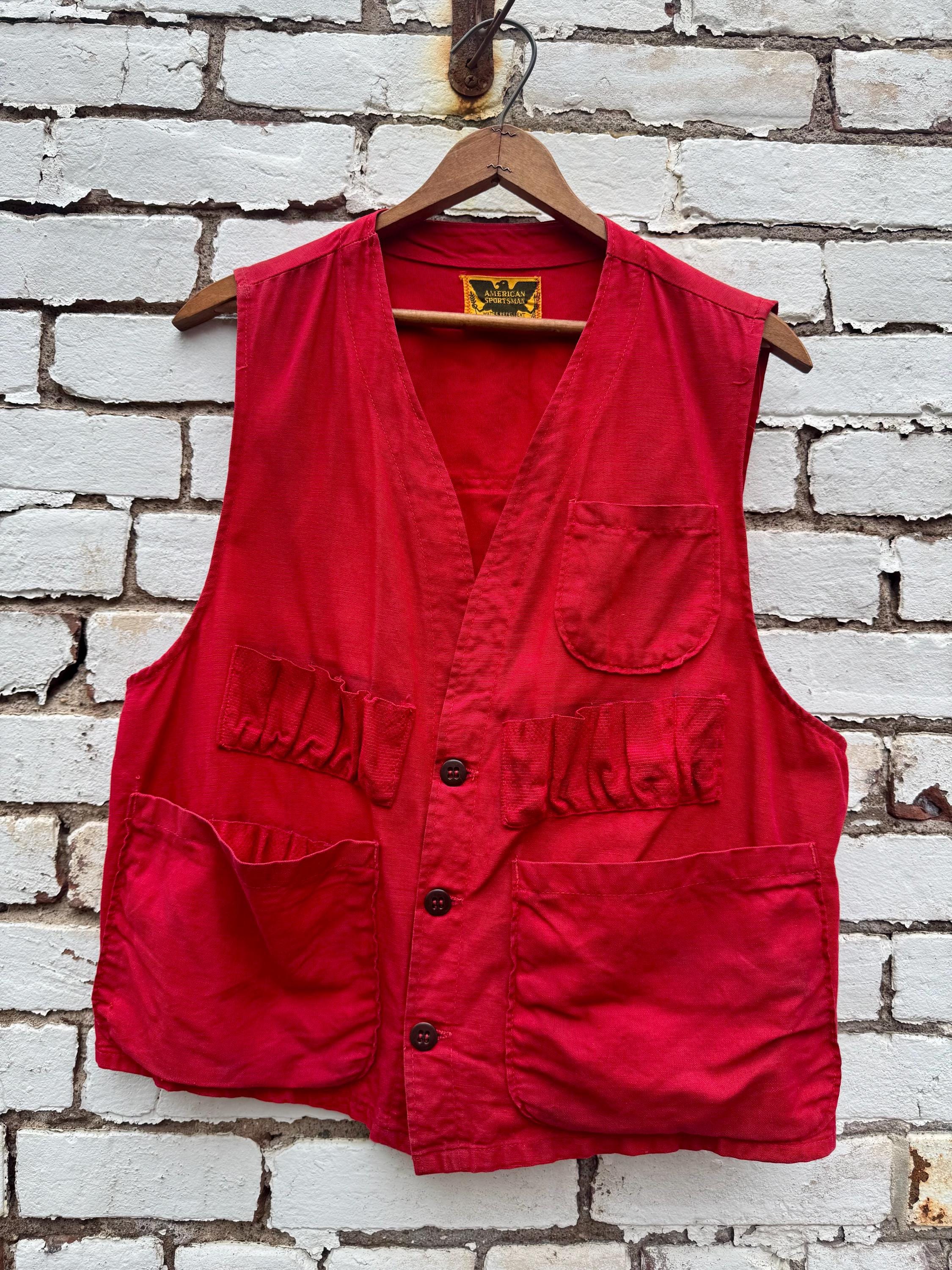 訳あり 50s J.C.Higgins SEARS ハンティングベスト】1950s Hunting