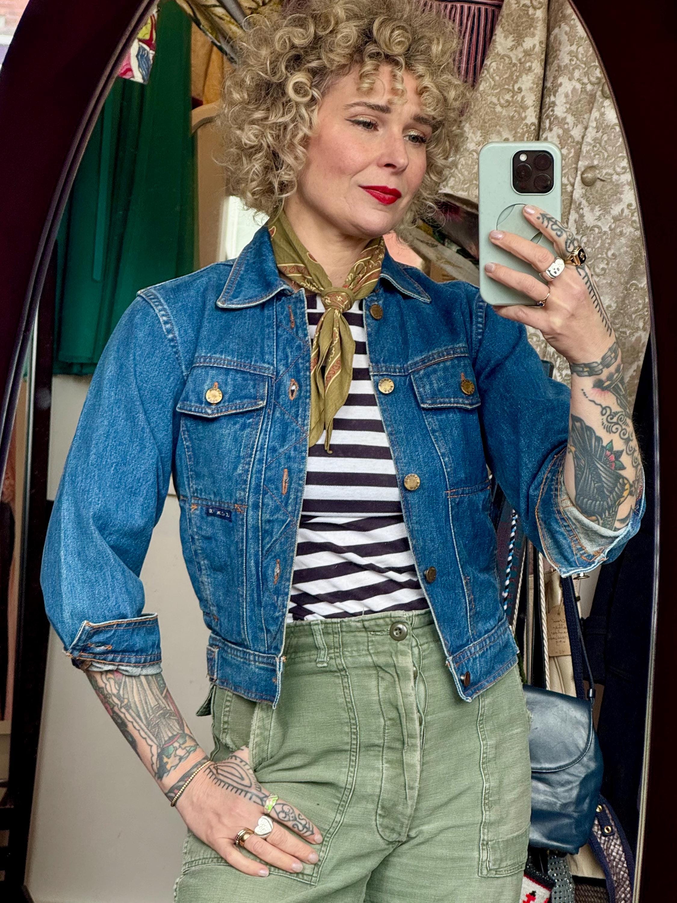 1970s Jean Jacket London Fog Denim XS S - Etsy