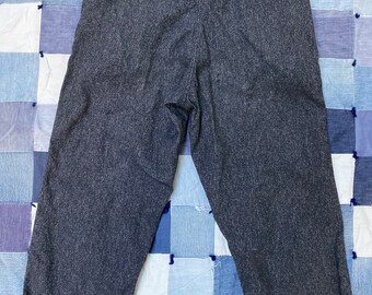 1940s 50s Salt Pepper Workwear Sanforized Gray Pants XL 40x28 - Etsy