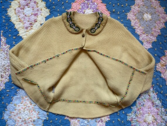 Vintage 1940s Bavarian Knit Cardigan ERO German D… - image 3