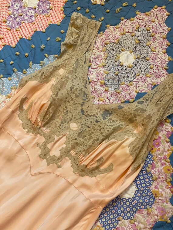 Vintage 1930s Slip Nightgown Lingerie