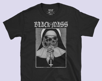 Satanic nun pagan t shirt|Thrasher t shirt|Black metal shirt|Death metal shirt|Emo tshirt|Gothic clothing men|Hardcore shirt|Pagan clothing