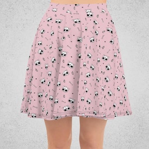Satanic Cat Pastel Goth Skirt| Harajuku Fashion| Gothic Skirt| Kawaii Skirt| Kawaii Aesthetic| Plus Size Goth| Creepy Cute Gothic clothing