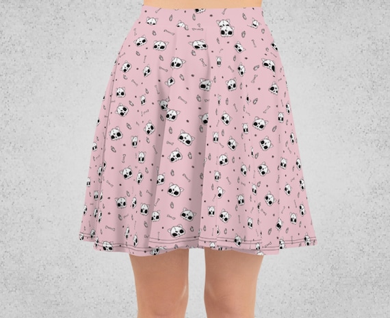Satanic Cat Pastel Goth Skirt Harajuku Fashion Gothic Skirt Kawaii Skirt Kawaii Aesthetic Plus Size Goth Creepy Cute Gothic Clothing Etsy UK