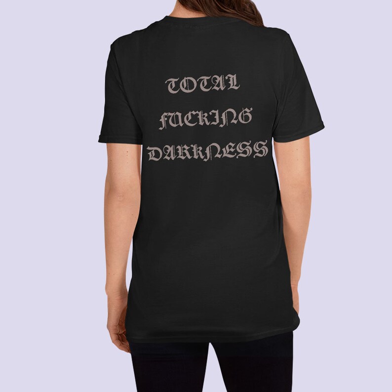 Cry of silence horror tshirt|Inverted cross|Gothic clothing men|Macabre|Vampire|Goth tshirt|Thrasher Pagan Death metal Black metal shirt image 6