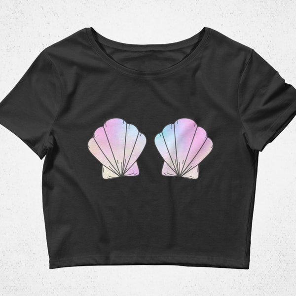 QIANZHI Coral UV Mermaid Top