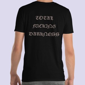 Cry of silence horror tshirt|Inverted cross|Gothic clothing men|Macabre|Vampire|Goth tshirt|Thrasher Pagan Death metal Black metal shirt image 4
