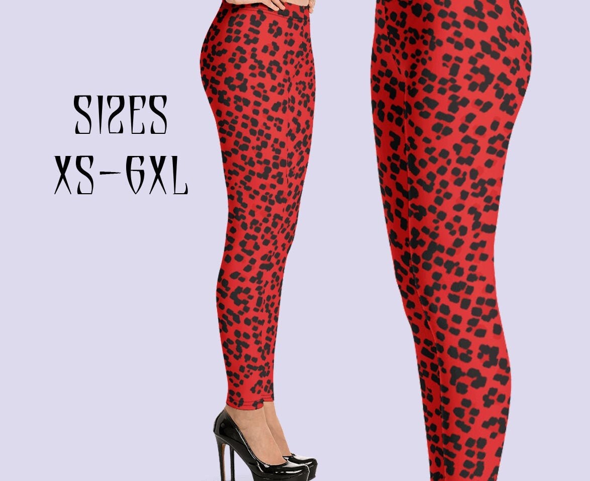 plus size leopard leggings