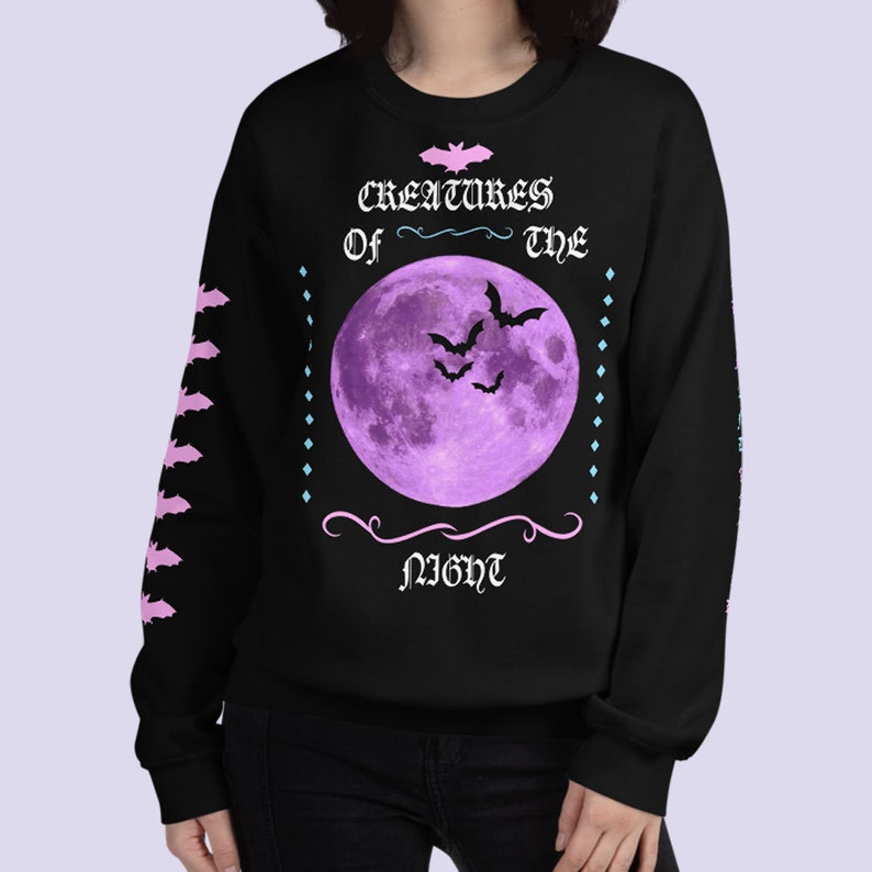 Pastel Goth Sweatergothic Sweaterplus Size Goth Etsy