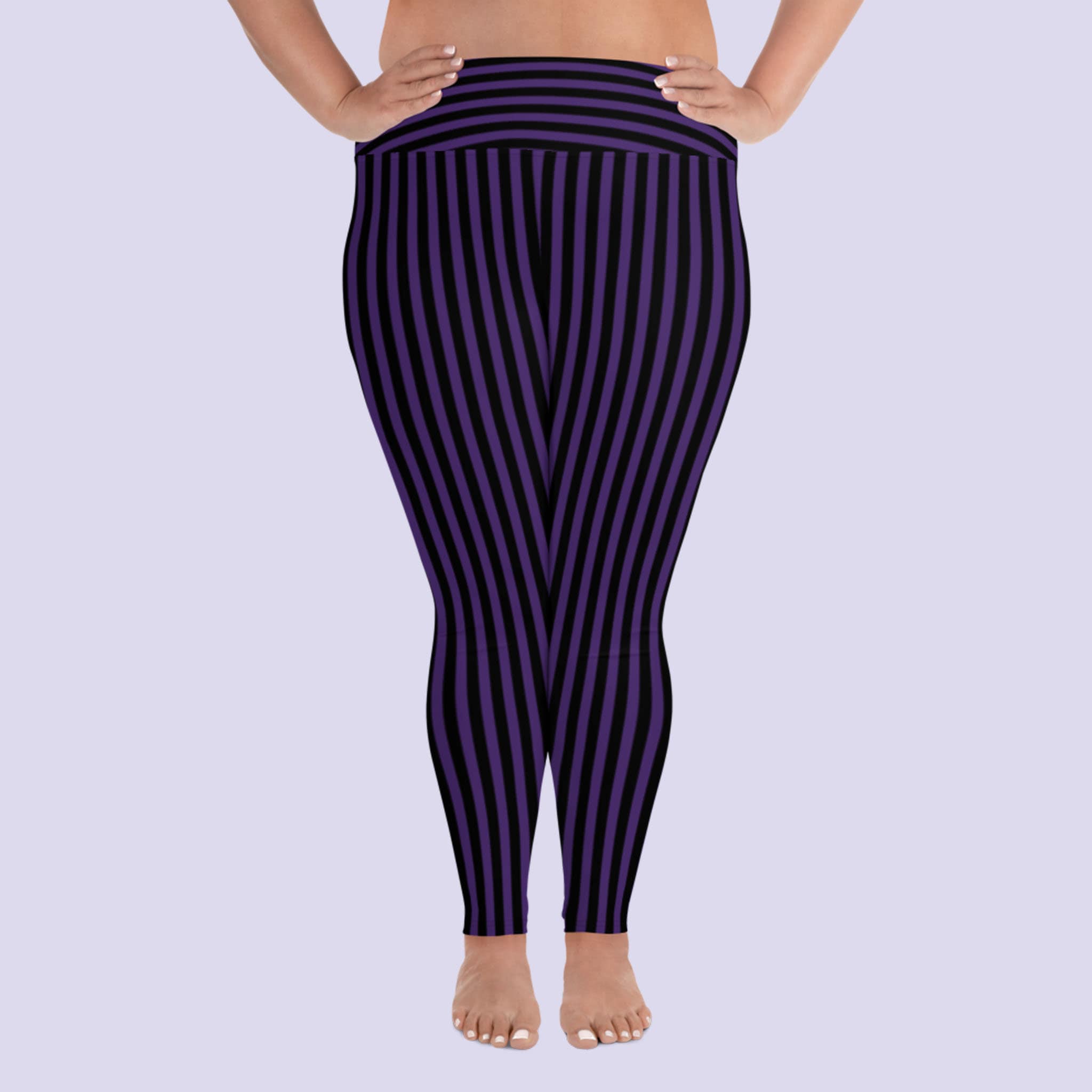 Purple/black Vertical Stripes Striped 