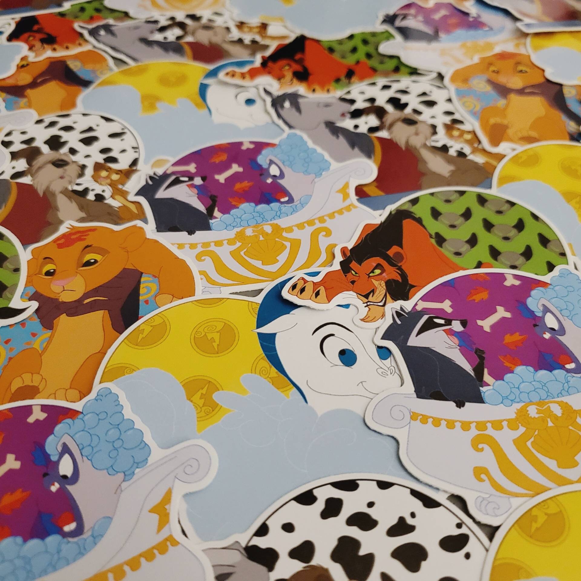 Disney Character Vinyl Stickers 3 | Etsy