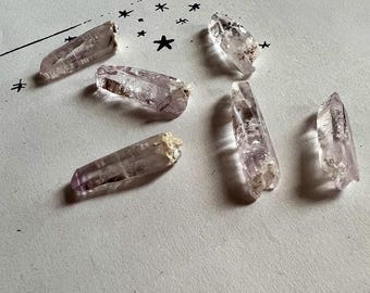Natural Veracruz Amethyst Points • Raw Crystal Points • Small Amethyst Collectible Stones
