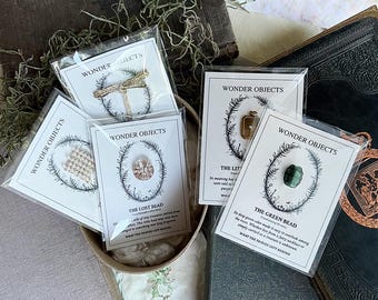 Fairy Find Curiosity Card • Tiny Found Object • Fairycore Collectible • Cabinet of Curiosities • Whimsical Fairy Gift