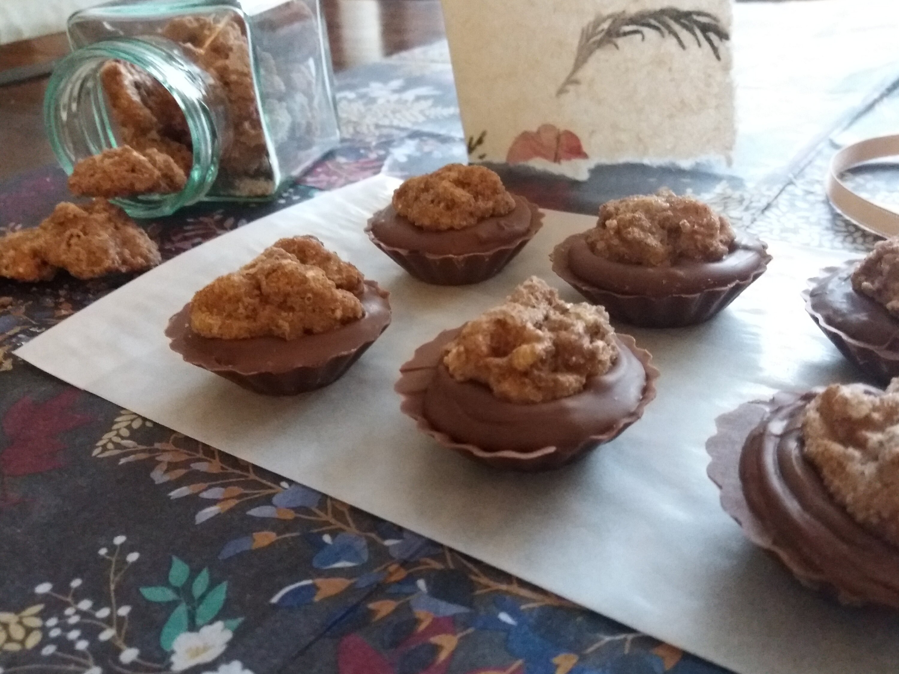 Coffee Walnut Whips with Cinnamon Sugared Walnuts with Etsy