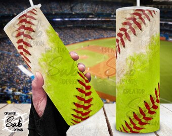 Baseball Softball Png Print Wrap, Mom of Both Tumbler Wrap, Sport Mama Gift Idea Png Sublimation, Dirty Baseball Tumbler Wrap