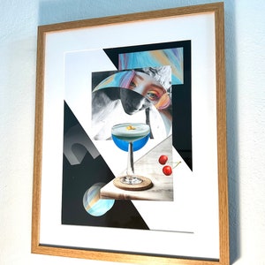 Just a sip - Digital collage, Graphic, Photo Collage, Graphic Design (A3)