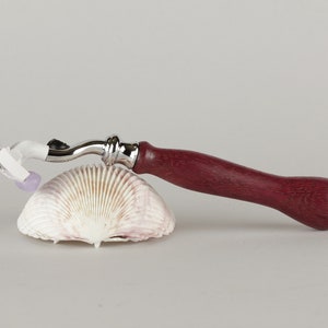 Amaranth wood Razor for woman, Handmade Razor, Venus blade, Elegant luxury razor, Unique razor handle