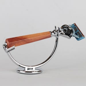 Handmade hexagonal Razor, Gillette Fusion 5, Gillette Mach3, Elegant luxury razor, Unique razor handle