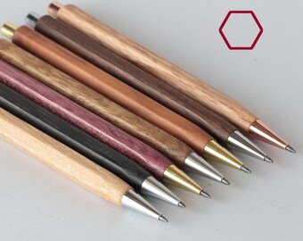 Wood hexagonal Mechanical Pencil 2 mm, model 6T20 Сlassic