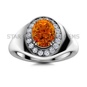 Natural Citrine Men&#39;s Ring 925 Sterling Silver, Handmade Band Ring, November Birthstone, Personalized Jewelry, Promise Gift For Him