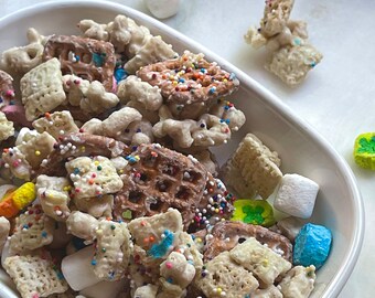 Lucky Rainbows White Chocolate Chex Snack Mix